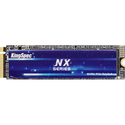 Твердотельный накопитель/ Kingspec SSD NX-4096 2280, 4096GB, M.2(22x80mm), NVMe, PCIe 3.0 x4, 3D QLC, R/W 3600/3200MB/s, IOPs 380 000/320 000, TBW 1920, DWPD 0.4 (3 года)