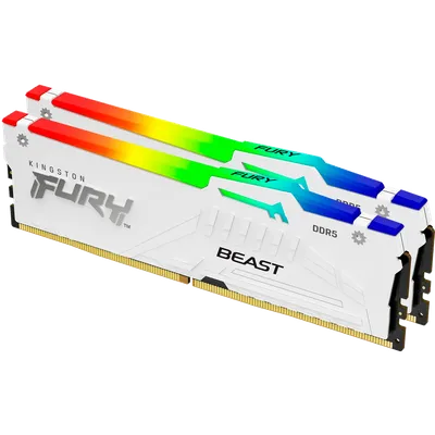 Модуль памяти Kingston Fury Beast RGB KF556C36BWEAK2-32, DDR5, 32 ГБ (2×16), 5600 МГц, CL36