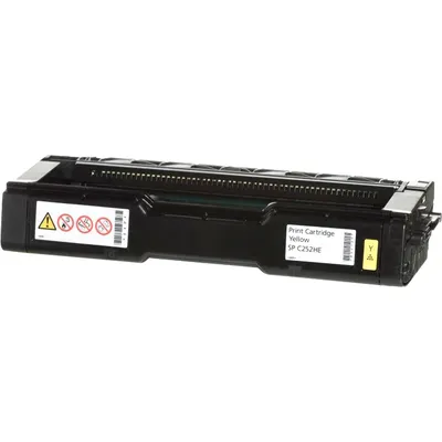 Лазерный картридж Ricoh 407719, желтый, SP C252HE, высокая емкость