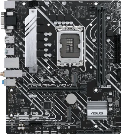 Материнская плата ASUS PRIME H610M-A WIFI D4, LGA 1700, Intel H610, 2×DDR4, Micro-ATX