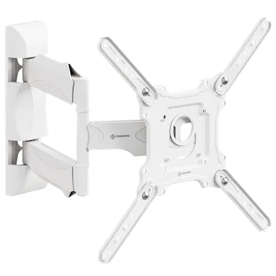 Кронштейн ONKRON M4 WHITE, 32–65", VESA 400×400, 35 кг, поворотный, белый