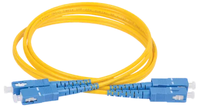 Патч-корд оптический ITK FPC09-SCU-SCU-C2L-1M, SM 9/125 (OS2), SC/UPC-SC/UPC, Duplex, 1 м