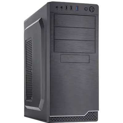 Корпус Foxline FL-816-U31_, ATX, 3x5.25EXT, 1xUSB3.0+2xUSB2.0, Black