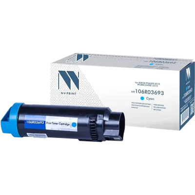 Картридж NV Print NV-106R03693C, для Xerox Phaser 6510/WorkCentre 6515, голубой, 4300 стр.