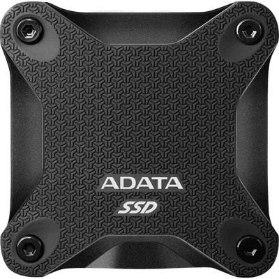 Твердотельный накопитель/ ADATA External SSD SD620, 2000GB, Type-C, USB 3.2 Gen2, R/W 520/460 MB/s, 80x80x15mm, Black (5 лет)