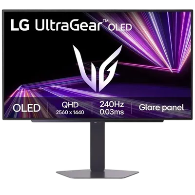 Монитор LG 27GX704A-B, 27", 2560×1440, OLED, 240Hz, 0.03ms, G-Sync/FreeSync