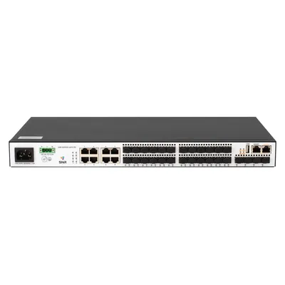 Коммутатор SNR-S2995G-24FX-DC, L3 управляемый, 16×100/1000Base-X SFP, 8 Combo, 4×1/10G SFP+