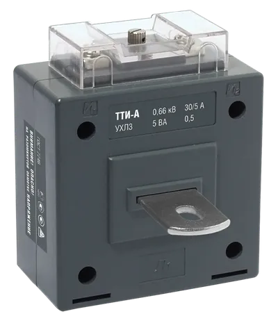 Трансформатор тока IEK ТТИ-А ITT10-2-05-0075, 75/5 А, класс 0.5, 5 В·А