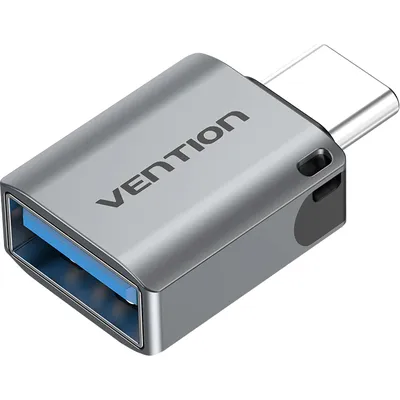 Переходник Vention CDQH0, Type-C→USB-A, OTG, 3A