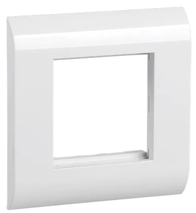 Рамка для выключателей ITK CS5-12M-P, 80×80 мм, 1 пост, белая