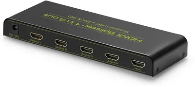 Разветвитель GCR GL-v104C, HDMI 1.4, 1×4, 4K30Hz