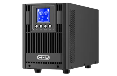 ИБП CBR ESN-1.5KT-4F-LCHERSC, Online, 1500VA/1500W, Tower, 4×Schuko