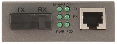 Медиаконвертер OSNOVO OMC-100-11S5b, Fast Ethernet, 1×RJ-45, 1×SC, 20км