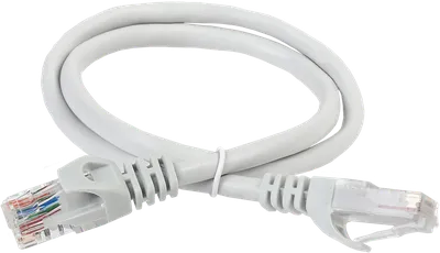 Патч-корд ITK PC01-C6UL-5M, кат.6 UTP, LSZH, 5 м, серый