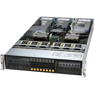 Серверная платформа Supermicro AS-2126HS-TN, 2U, 2×AMD EPYC, 24×DDR5