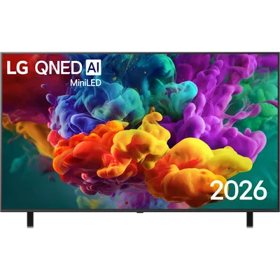 Телевизор ЖК 65'' LG/ 65", Ultra HD, QNED MiniLED, Dynamic QNED Color, Edge Led,  Precision Dimming Pro, AI Picture Pro, Smart TV (WebOS 26), Wi-Fi 5, DVB-T2/C/S2, MR, 120Hz Native (VRR 144Hz), 2.0ch (20W), 4хHDMI, 2хUSB, 2 Pole, черный графит, 2026