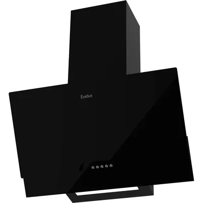Вытяжка EVELUX Rikka 60 BG, наклонная, 60 см, 900 м3/ч, черная