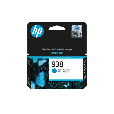 Картридж HP 938 (4S6X5PE), голубой, 800 страниц, для OfficeJet Pro 9730/9720/9120b/9130