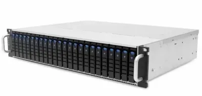 Корпус для накопителей AIC XJ1-20246-02, 2U, 24×2.5" hot-swap SAS, JBOD, 550 Вт