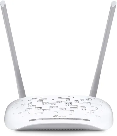 Модем TP-Link TD-W8961N, ADSL2+, Wi-Fi 300Мбит/с, 4×LAN 100Мбит/с