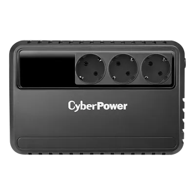 ИБП CyberPower BU600E, Line-Interactive, 600 ВА/360 Вт, 3×Schuko