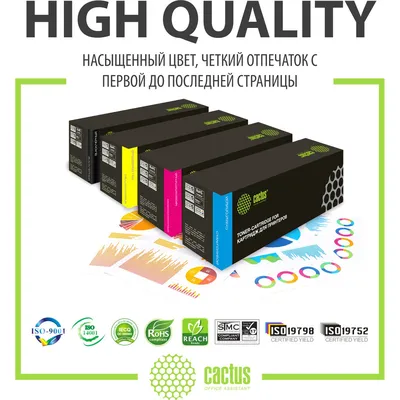 Картридж Cactus CS-SP250EY, желтый, 1600 страниц, с чипом, для Ricoh Aficio SP C250/C260/C261