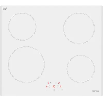 Варочная панель Korting HI 64013 BW, индукционная, 4 зоны, 59 см, 7200 Вт