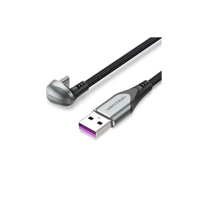 Кабель Vention COHHH, USB 2.0 AM — USB-C, 2 м, U-образный, 5 А
