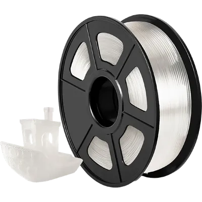 Филамент NV Print NV-3D-ABS-TRANSPARENT, ABS, 1,75 мм, 1 кг, прозрачный