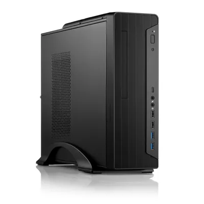 Корпус Foxline FL-418-SFX400-U32C, mATX Desktop, БП 400 Вт SFX, USB-C