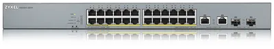 Коммутатор ZYXEL GS1350-26HP, L2 управляемый PoE+, 24xGE PoE+, 2xCombo SFP/RJ-45, 375 Вт