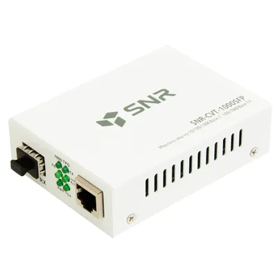 Медиаконвертер SNR SNR-CVT-1000SFP, 10/100/1000Base-T/FX