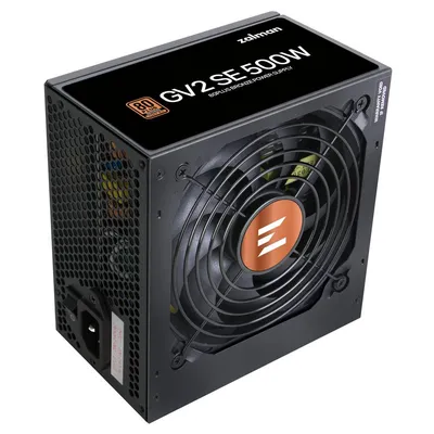 Блок питания ZALMAN ZM500-GV2SE, 500W, 80+ Bronze, ATX