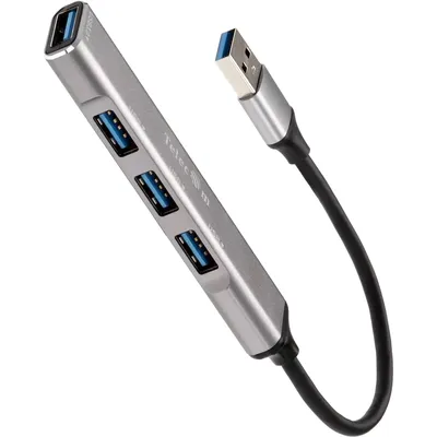 USB-хаб Telecom TA308U, USB 3.0+3×USB 2.0, 4 порта