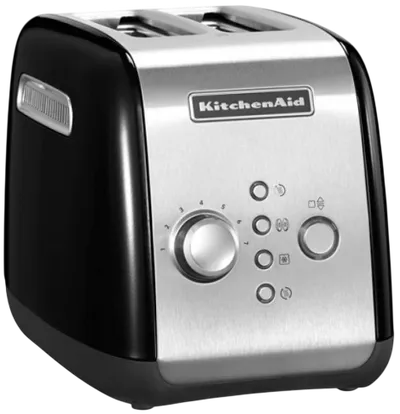 Тостер KitchenAid 5KMT221EOB, 2 тоста, 1100 Вт, черный