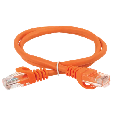 Патч-корд ITK PC07-C5EU-5M, Cat.5e U/UTP, 5 м, оранжевый