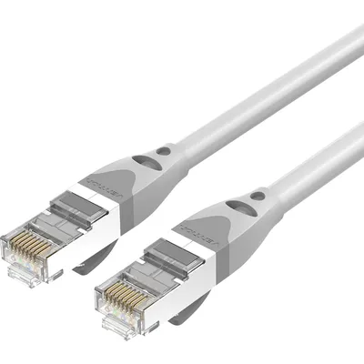 Патч-корд Vention IBHHH, SSTP cat.6a, 2м, RJ45, серый