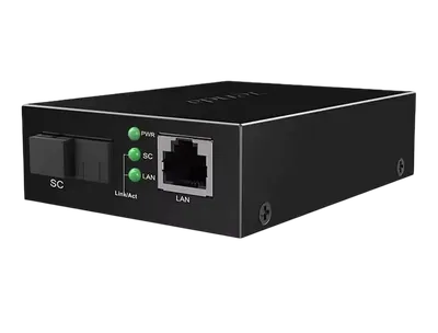 Медиаконвертер Tenda TFC300B, 1×1GbE RJ-45, 1×SC, одномодовый, до 3 км