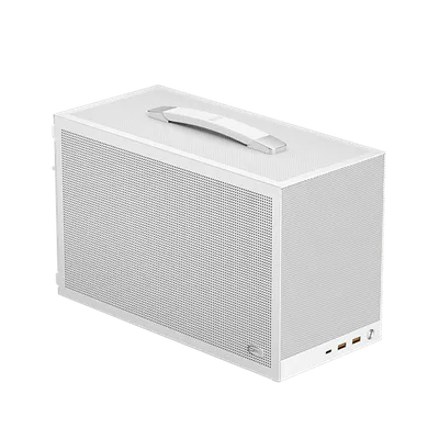 Корпус PcCooler K101 MESH WH 3F, Mini-Tower, mITX, белый