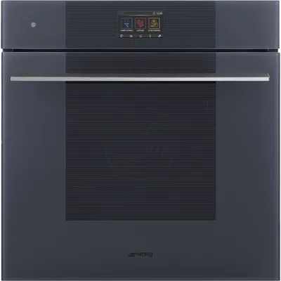 Духовой шкаф Smeg,Эстетика Linea, Стекло Neptune Grey Сенсорный дисплей VivoScreen 25 функций приготовления – 10 традиционных, 10 с использованием пара, 5 с использованием микроволн. 150 автоматических программ приготовления 10 персональных рецептов Технология многоступенчатого приготовления (до двух этапов приготовления) Многоточечный термощуп (Приготовление по DeltaT) Функция очистки: паровая Технология подачи пара Steam 100 pro (20-100%) Технология Twintech (возможность ком