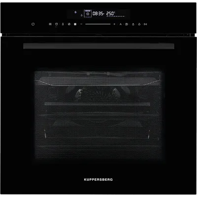 Духовой шкаф Kuppersberg HK 616 Black, электрический, 72л, СВЧ, черный