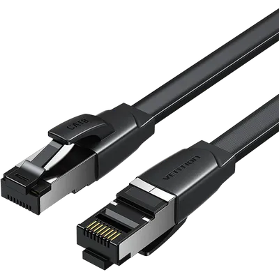 Патч-корд Vention IKQBH, SFTP cat.8, RJ45, 2м, плоский