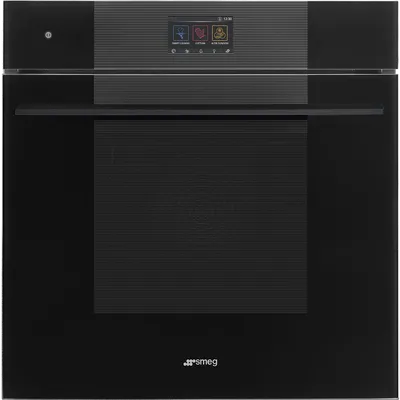 Духовой шкаф Smeg SOP6104S2PB3, электрический, 68л, пар, пиролиз, чёрный