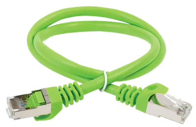 Патч-корд ITK PC02-C5EFL-2M, Cat.5e FTP, LSZH, 2 м, зелёный