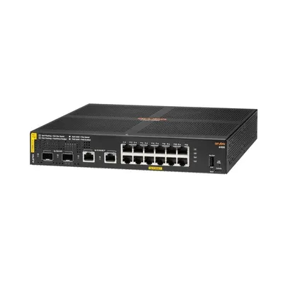 Коммутатор HPE Aruba 6100 JL679A, 12×1GbE PoE+ 139 Вт + 2×SFP+ 10G, управляемый, L2+