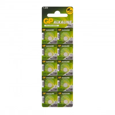 Батарея GP Alkaline 177FRA-2C10 250/5000 LR626 (10шт) блистер