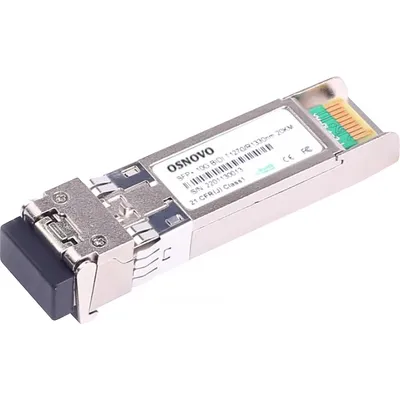 SFP+-модуль OSNOVO SFP-S1LC15-10G-1270-1330, 10G, SMF, LC, 20км