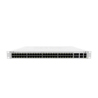 Коммутатор MikroTik CRS354-48P-4S+2Q+RM, 48×1GbE PoE, 4×SFP+, 2×QSFP+, 1U