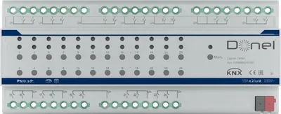 Актуатор Donel DAMMA241001, KNX, 24 канала, 10A, DIN
