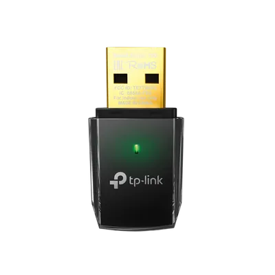 Адаптер Wi-Fi/ AC600 Dual Band Wireless USB 2.0 Adapter, 433Mbps at 5Ghz + 150Mbps at 2.4Ghz, 802.11ac/a/b/g/n, Адаптер Wi-Fi